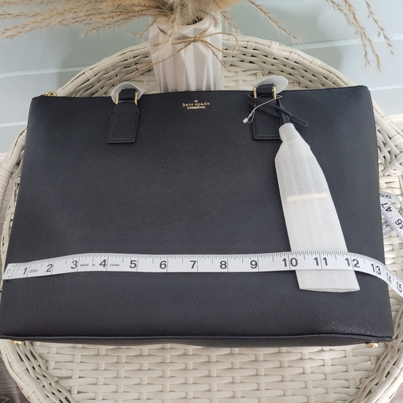 Kate Spade Cameron Street Lucie Tote Black New with Dustbag - Picture 8 of 8